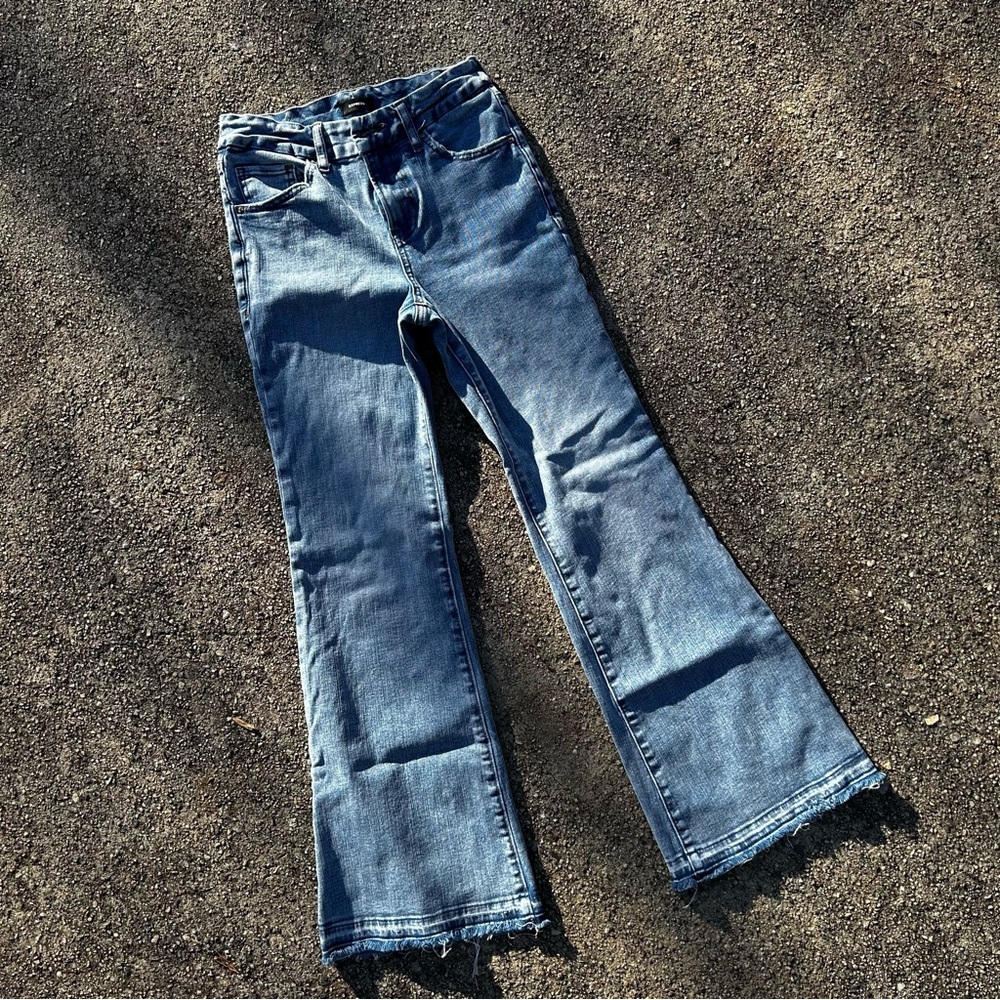 Express FLEXX 70s Flare Jeans S Short